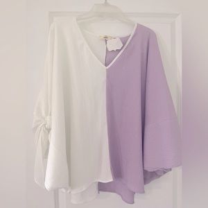 Split Color Top
